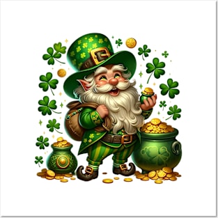 St Patricks Day Leprechaun Posters and Art